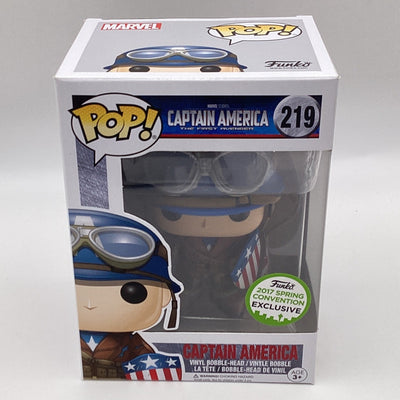 Funko Pop! Marvel - Captain America The First Avenger - Captain America (2017 Spring Convention Exclusive)