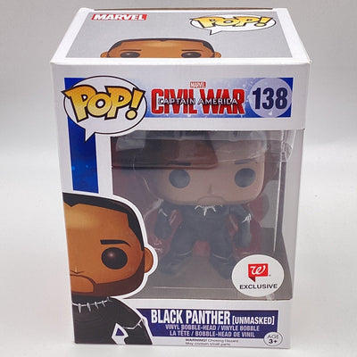 Funko Pop! Marvel - Captain America Civil War - Black Panther (Unmasked) (Walgreens Exclusive)