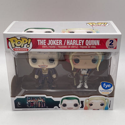Funko Pop! Heroes - The Joker / Harley Quinn (2 Pack) (FYE Exclusive)