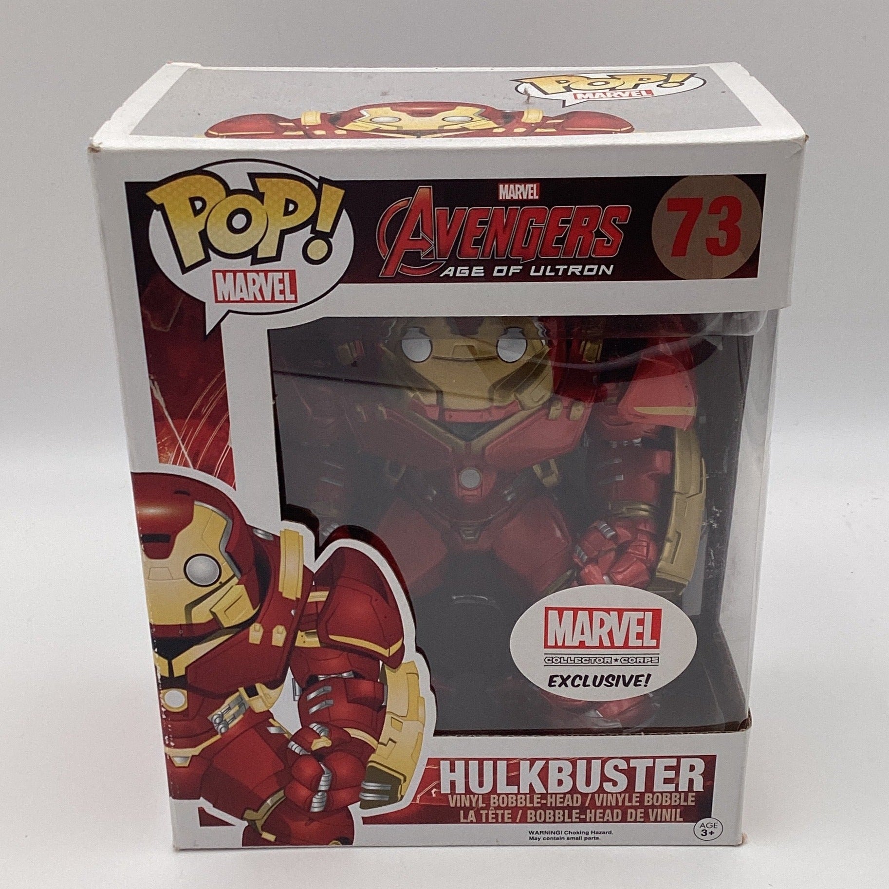 Hulkbuster funko pop store marvel collector corps