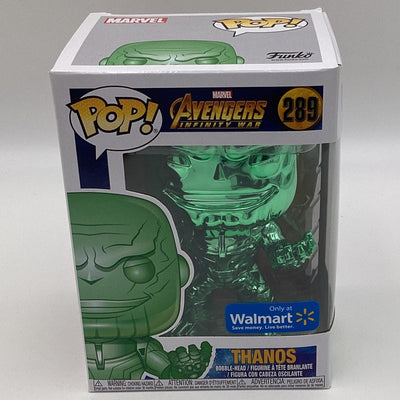 Funko Pop! Marvel - Avengers Infinity War - Thanos (Green Chrome) (Walmart Exclusive)