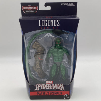 Marvel Legends Series - Build A Figure Molten Man - Scorpion 6" Action Figure