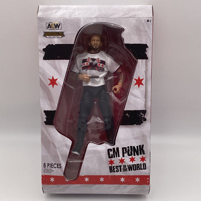 AEW Unrivaled Collection CM Punk Best In The World Exclusive Figure