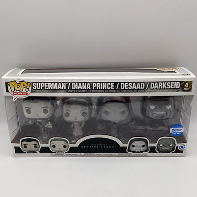 Funko Pop! Movies - Zack Snyder's Justice League (DC Shop Limited Edition) (4 Pack) (500 Pcs.)