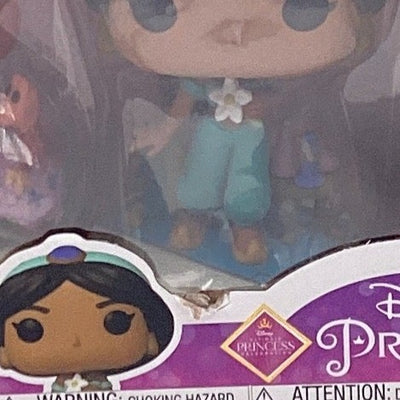 Funko Pop! Disney Princess 4 Pack (Glow In The Dark) (Damaged)