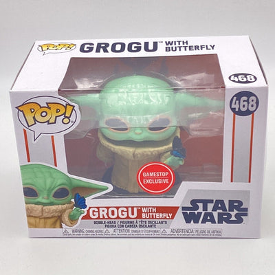 Funko Pop! Star Wars - Grogu With Butterfly (GameStop Exclusive)
