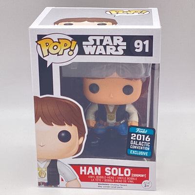Funko Pop! Star Wars - Han Solo (Ceremony) (2016 Galactic Convention Exclusive)