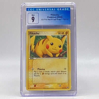 2004 Pokemon Pikachu EX Fire Red & Leaf Green 74/112 CGC 9 Mint
