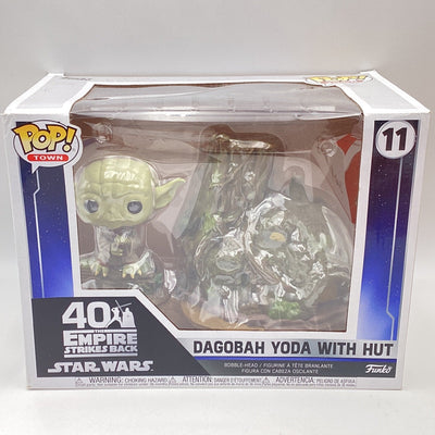 Funko Pop! Town - Star Wars - Dagobah Yoda With Hut (Damaged)