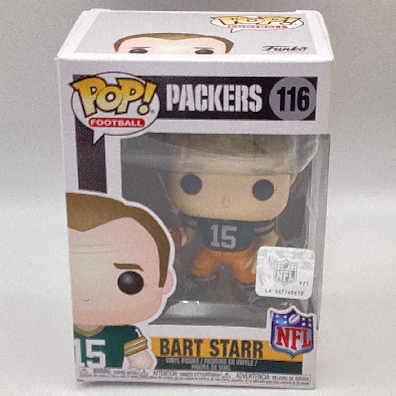 Funko Pop! Football - Green Bay Packers - Bart Starr