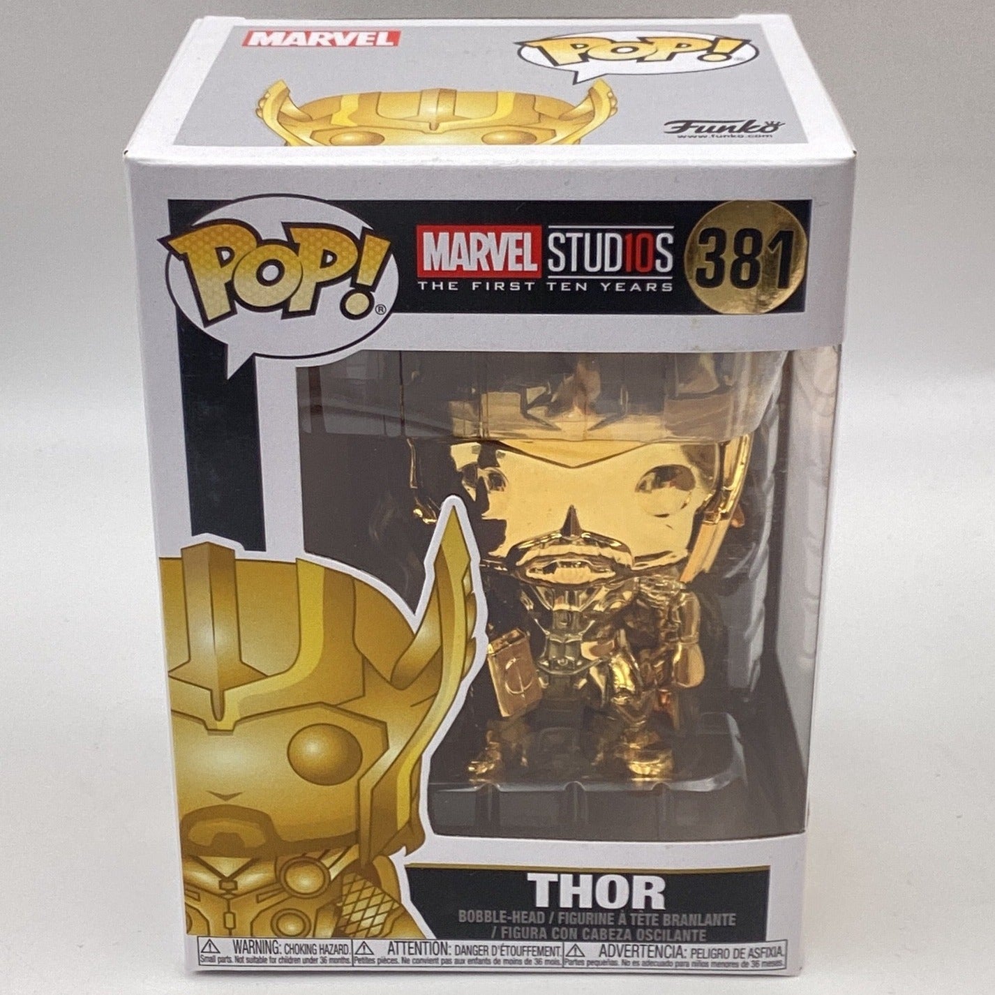Funko Pop! Marvel Studios Thor (Gold Chrome)