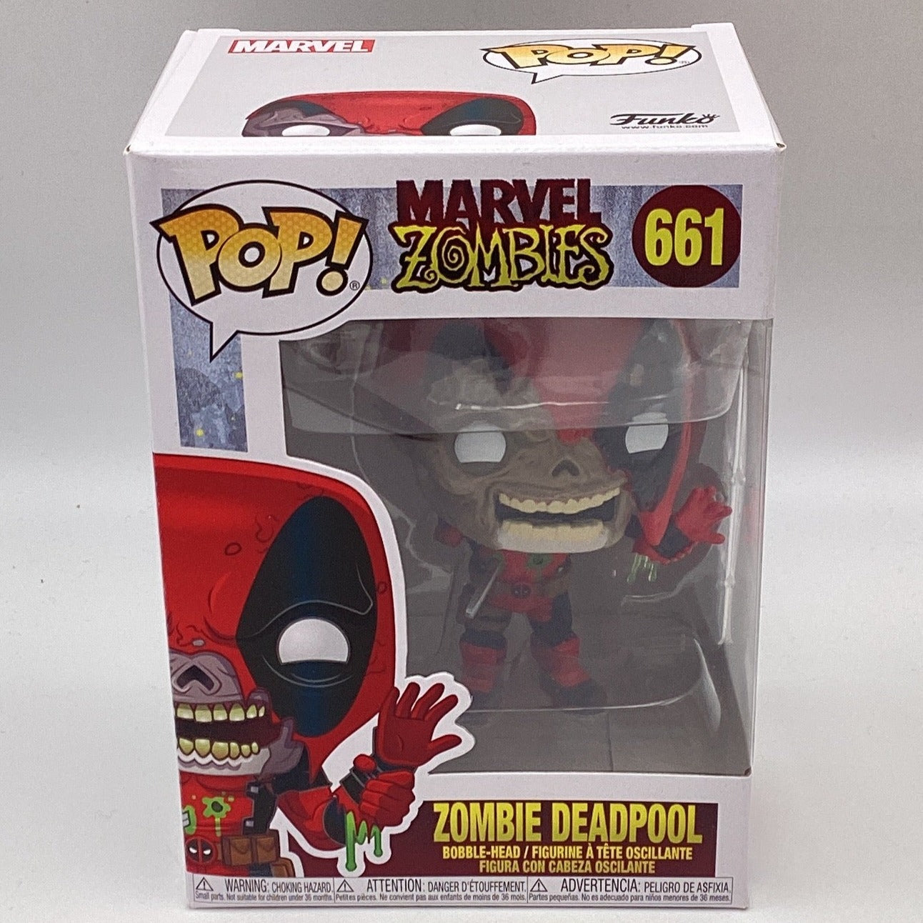 Figurine Funko POP Zombie Deadpool (661) Marvel Zombies