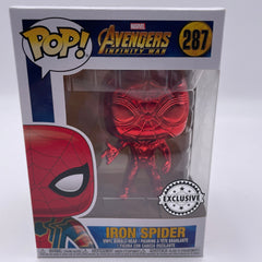 Iron spider best sale red chrome pop