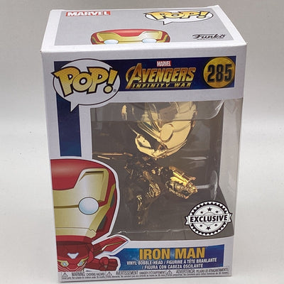Funko Pop! Marvel - Avengers Infinity War - Iron Man (Gold Chrome) (Exclusive)