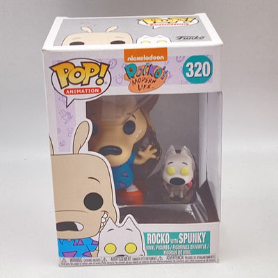 Funko Pop! Animation - Rocko's Modern Life - Rocko With Spunky (Damaged)