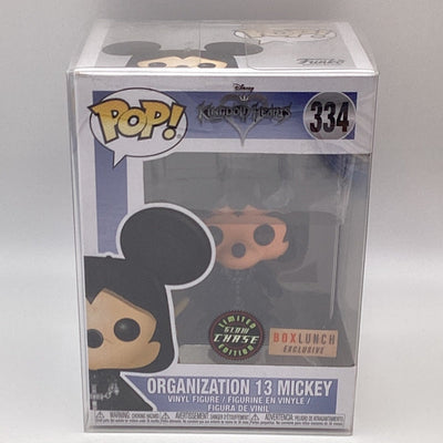 Funko Pop! Disney - Kingdom Hearts - Organization 13 Mickey (Glow In The Dark) (Chase) (Box Lunch Exclusive)