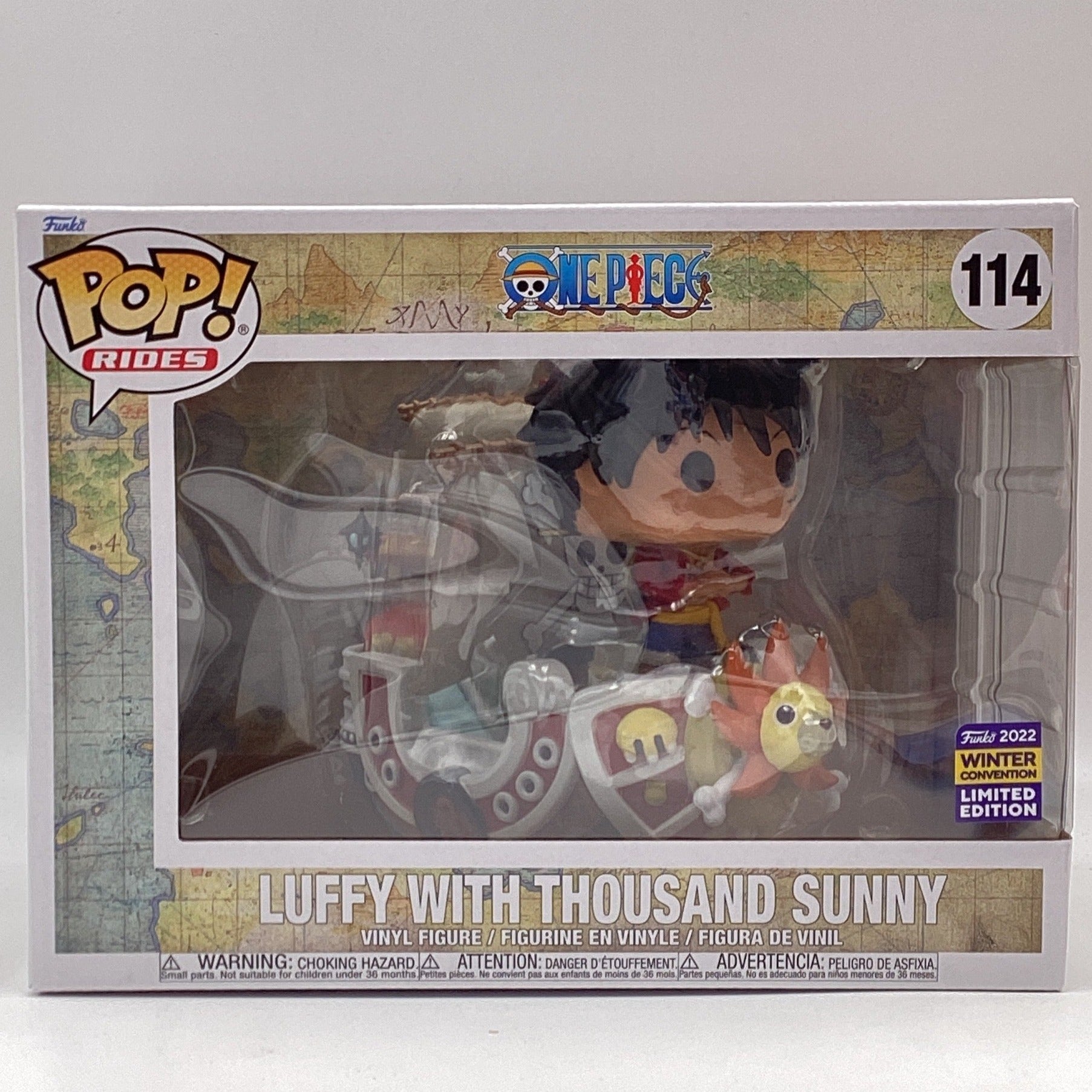 POP! Animation (Rides): 114 One Piece, Luffy (Thousand Sunny) (Deluxe) –  POPnBeards