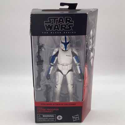 Star Wars The Black Series -  Attack Of The Clones - Phase 1 Clone Trooper Lieutenant 6" Action Figure (Damaged)