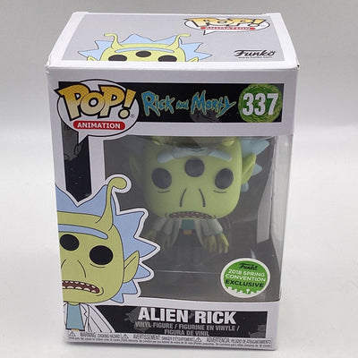 Funko Pop! Animation - Rick and Morty - Alien Rick (2018 Spring Convention Exclusive) (Damaged)