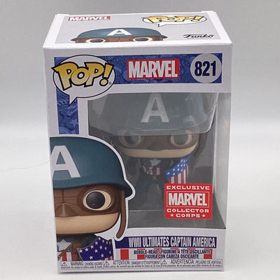 Funko Pop! Marvel - WWII Ultimates Captain America (Marvel Collector Corps Exclusive)