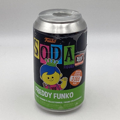 Funko Vinyl Soda - Freddy Funko (Black Light) (Sealed) (Tear)