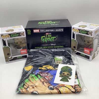 Funko Pop! Marvel - I Am Groot (Marvel Collector Corps Box) (Medium Shirt)
