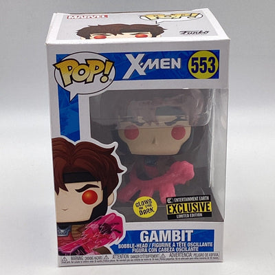 Funko Pop! X-Men - Gambit (Glow In The Dark) (Entertainment Earth Exclusive)