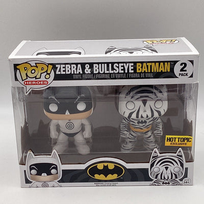 Funko Pop! Heroes - Zebra & Bullseye Batman (2 Pack) (Hot Topic Exclusive)