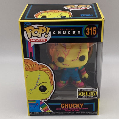 Funko Pop! Movies - Bride Of Chucky - Chucky (Black Light) (Entertainment Earth Exclusive)