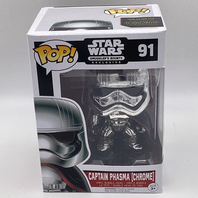 Funko Pop! Star Wars - Captain Phasma (Chrome) (Smuggler's Bounty Exclusive)