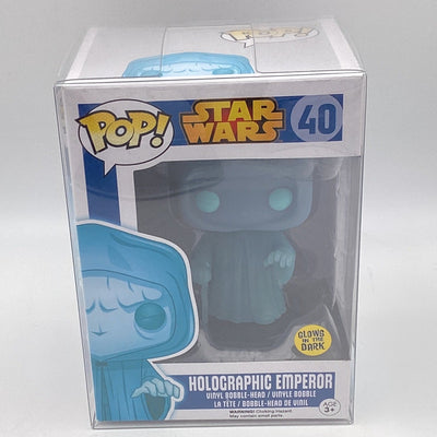 Funko Pop! Star Wars - Holographic Emperor (Glow In The Dark)