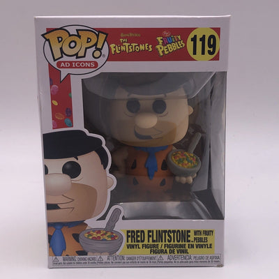 Funko Pop! Ad Icons - The Flinstones - Fred Flinstone With Fruity Pebbles