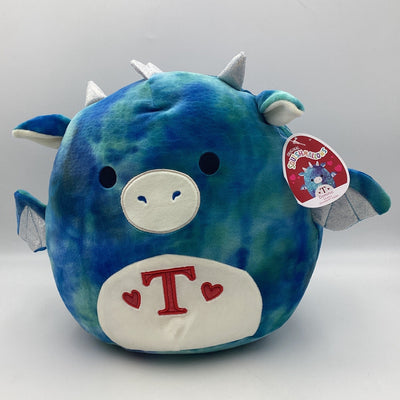 12" Dominic The Dragon Squishmallow (Letter T) - Valentine's Day