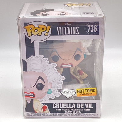 Funko Pop! Disney Villains - Cruella De Vil (Diamond Collection) (Hot Topic Exclusive)