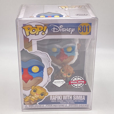 Funko Pop! Disney - Rafiki With Simba (Diamond Collection) (Special Edition)