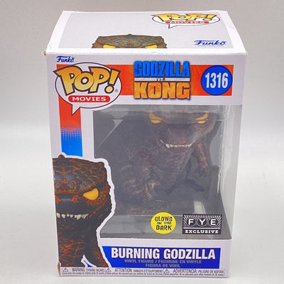 Funko Pop! Movies - Godzilla VS Kong - Burning Godzilla (Glow In The Dark) (FYE Exclusive)