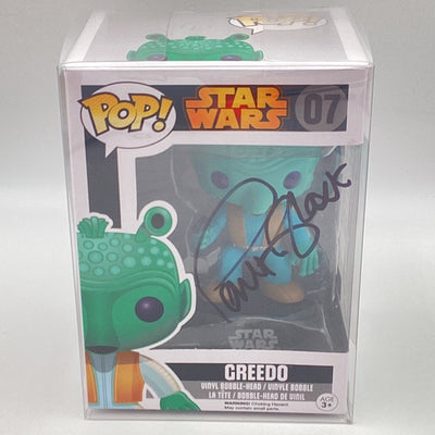 Funko Pop! Star Wars - Greedo (Autographed By Paul Blake) (Pristine Authentic)