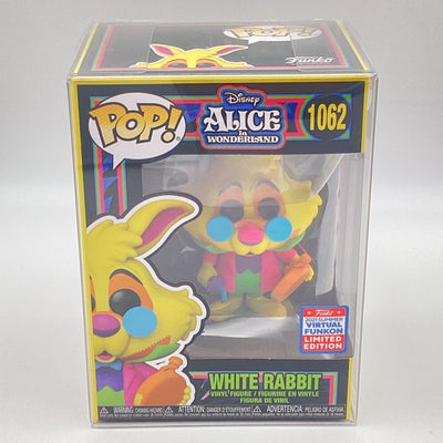 Funko Pop! Disney - Alice In Wonderland - White Rabbit (Black Light) (2021 Summer Virtual Funkon Exclusive)