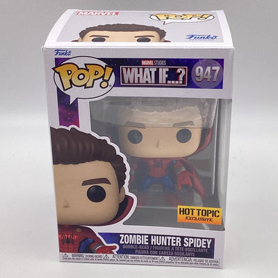 Funko Pop! Marvel Studios - What If...? - Zombie Hunter Spidey (Hot Topic Exclusive)
