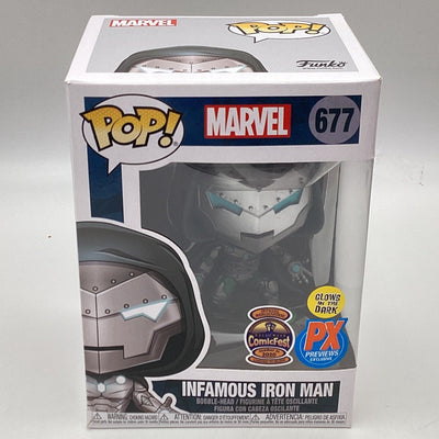 Funko Pop! Marvel - Infamous Iron Man (Glow In The Dark) (2020 Halloween ComicFest) (PX Exclusive)