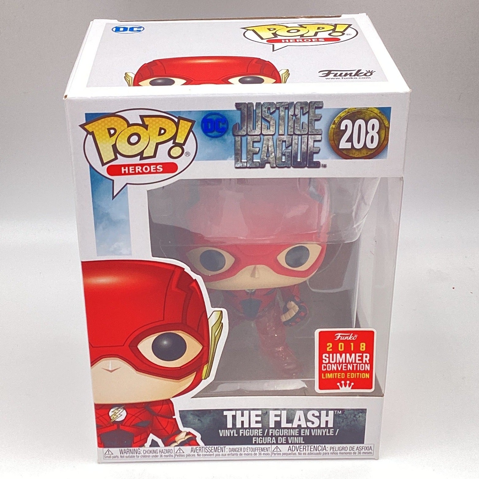 Funko Pop! Heroes DC Justice League The Flash (2018 Summer Convent