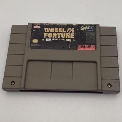 Wheel Of Fortune Deluxe Edition SNES Video Game