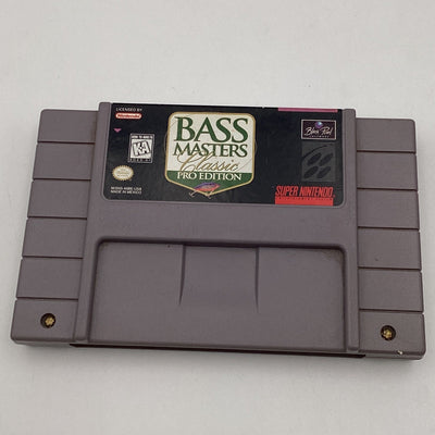 Bass Masters Classic Pro Edition SNES Video Game