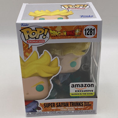 Funko Pop! Animation - Dragon Ball Super - Super Saiyan Trunks With Sword (Glow In The Dark) (Amazon Exclusive)