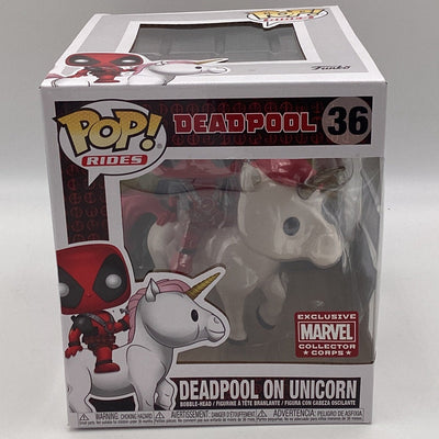 Funko Pop! Rides - Deadpool - Deadpool On Unicorn (Marvel Collector Corps Exclusive)