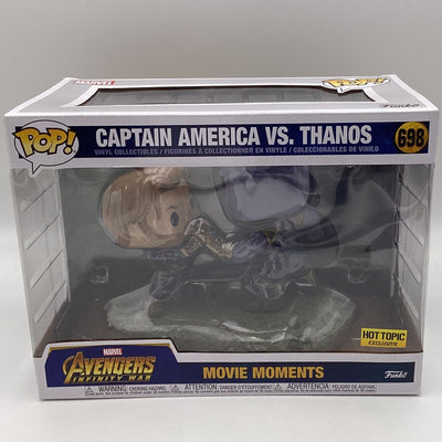 Funko Pop! Movie Moments - Marvel Avengers Infinity War - Captain America VS Thanos (Hot Topic Exclusive)
