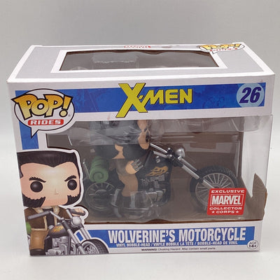 Funko Pop! Rides - X-Men - Wolverine's Motorcyle (Marvel Collector Corps Exclusive)