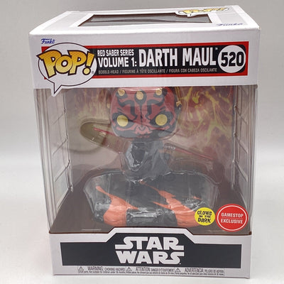 Funko Pop! Star Wars - Red Saber Series Volume 1: Darth Maul (Glow In The Dark) (GameStop Exclusive)