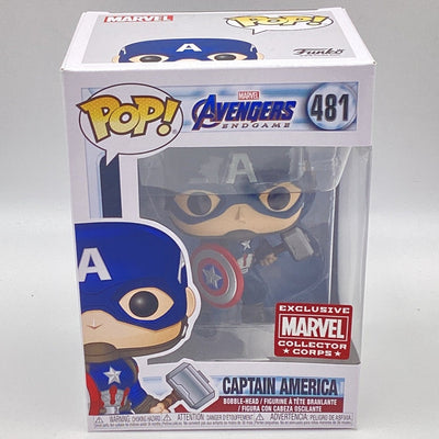 Funko Pop! Marvel - Avengers Endgame - Captain America (Marvel Collector Corps Exclusive)