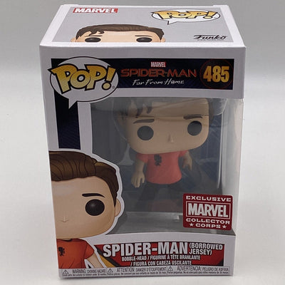 Funko Pop! Marvel - Spider-Man Far From Home - Spider-Man (Borrowed Jersey) (Marvel Collector Corps Exclusive)